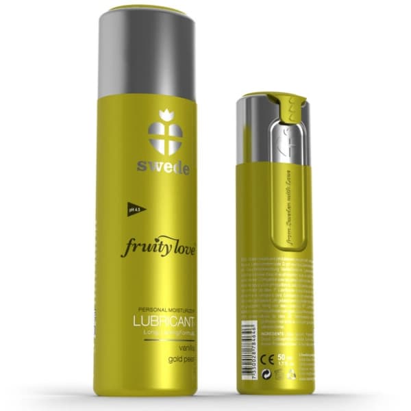 Swede - Fruity Love Lubricant Vanilje Gull Pære 50 Ml