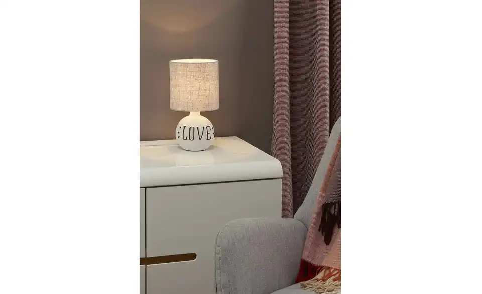 Tischleuchte, 1-flammig Love