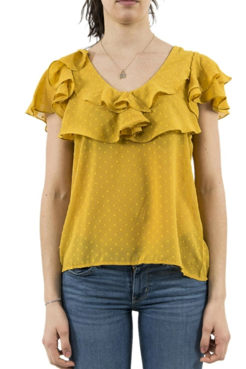tee shirt molly bracken la233e19 jaune