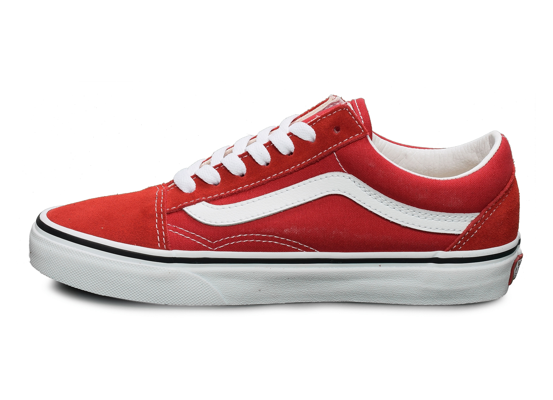 Ua old skool rouge blanc
