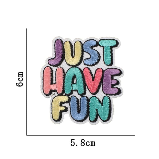 18 strygeplastre / applikationer til tøj MultiColor
