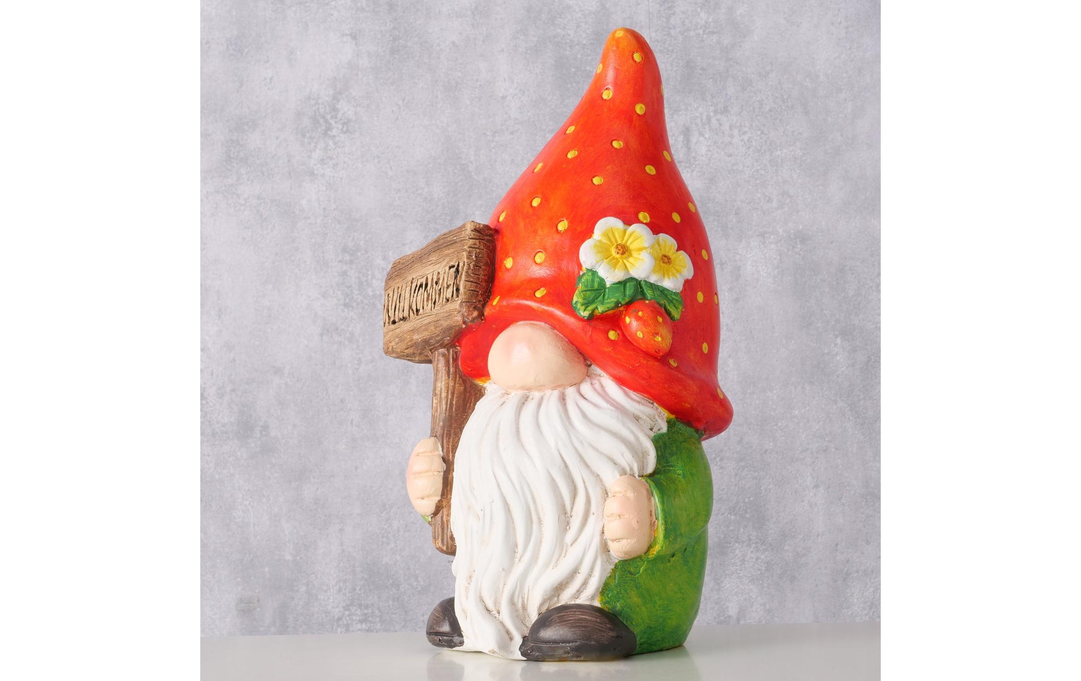 Dekofigur Strawberry 35 cmWichtel im Erdbeeren Style