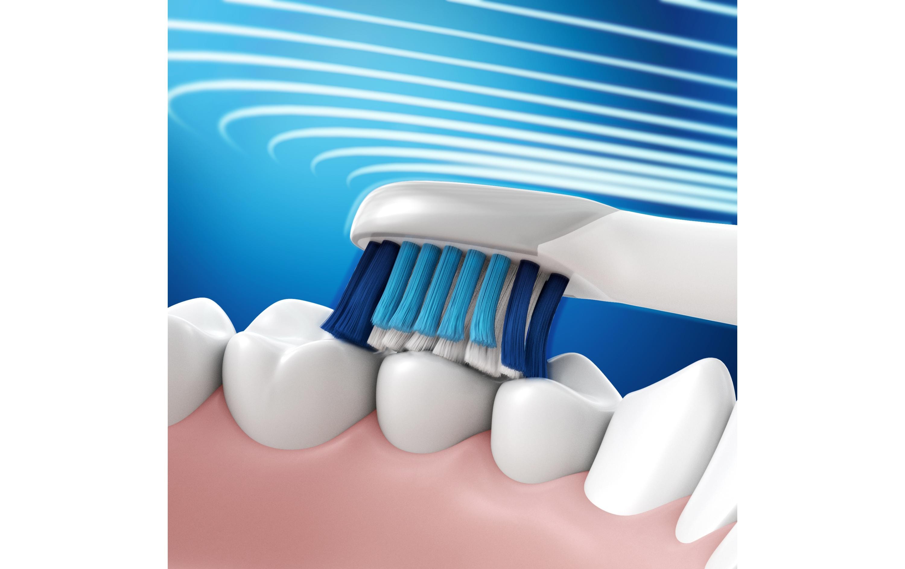 Zahnbürstenkopf Pulsonic Sensitive 4 StückErsatzbürsten für Oral-B Pulsonic Schallzahnbürsten