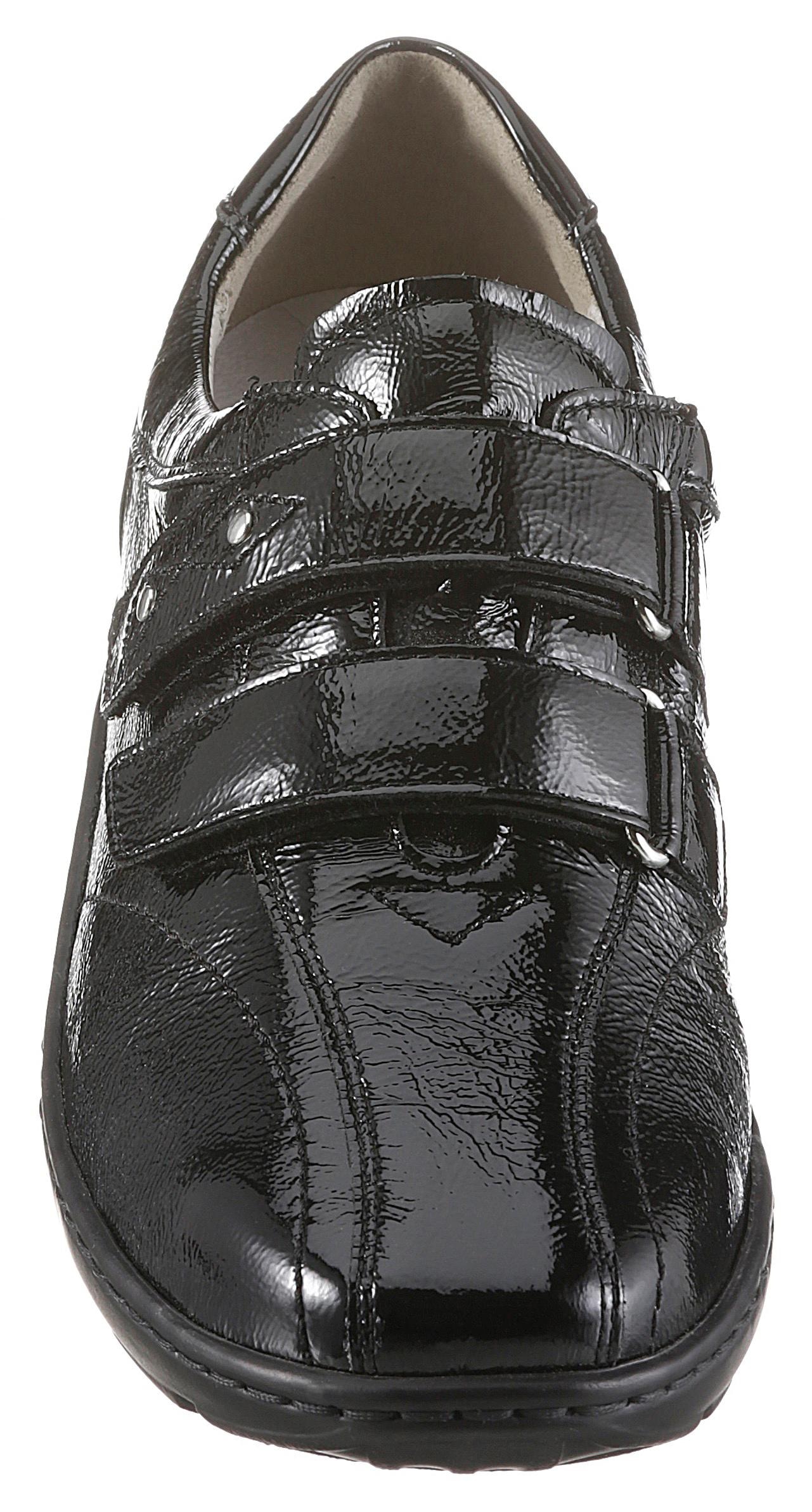 Waldläufer Klettschuh »HENNI«  Bequemschuh, Slipper in Glanzoptik und komfortabler Schuhweite H