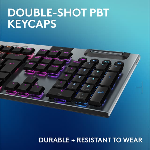 Logitech G915 X Lightspeed trådløst taktilt gamingtastatur (sort)