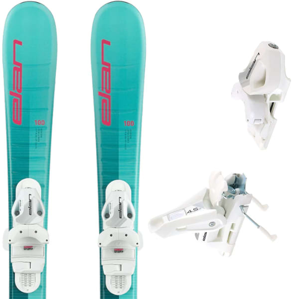 Pack ski ELAN STARR JRS EL 4.5 + EL 4.5 GW CA JRS BLEU TURQUOISE