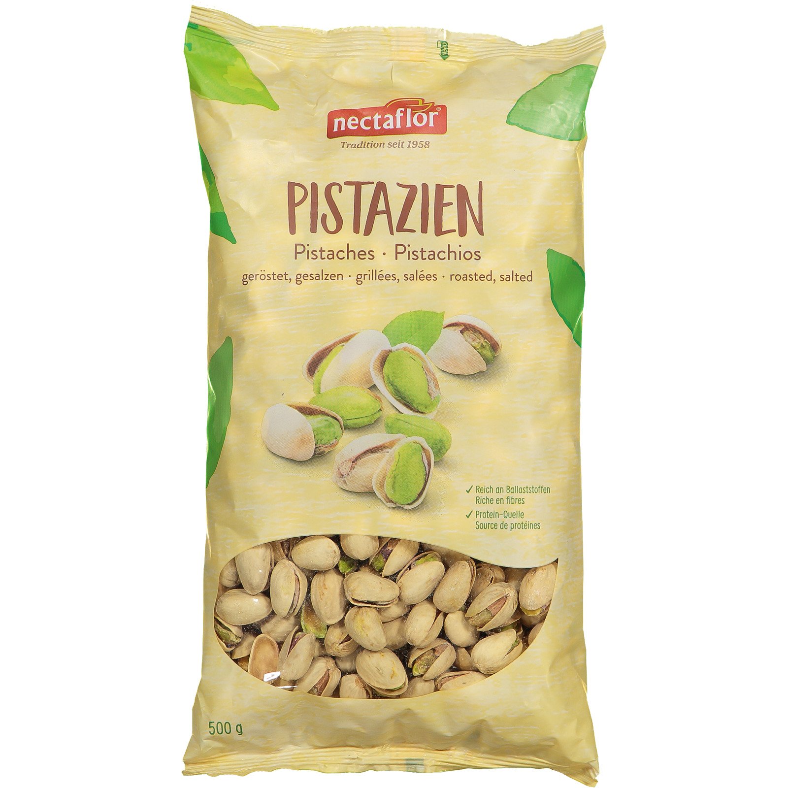 Nectaflor Pistazien geröstet & gesalzen 500 g