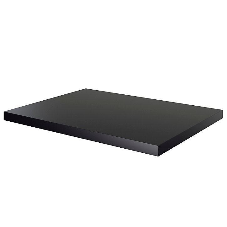 Plan de toilette L.60,5 x l.45,5 cm coloris noir mat, Cadelia, GoodHome