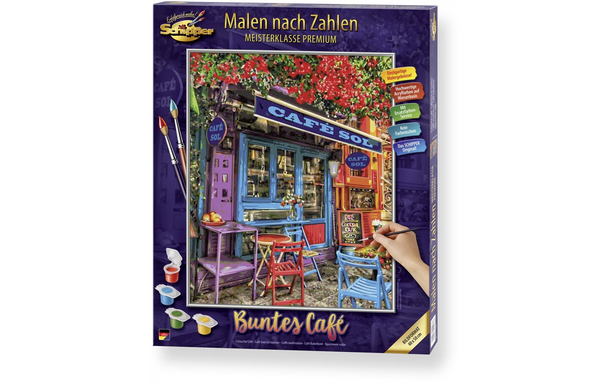 Schipper Malen nach Zahlen »Buntes Café«