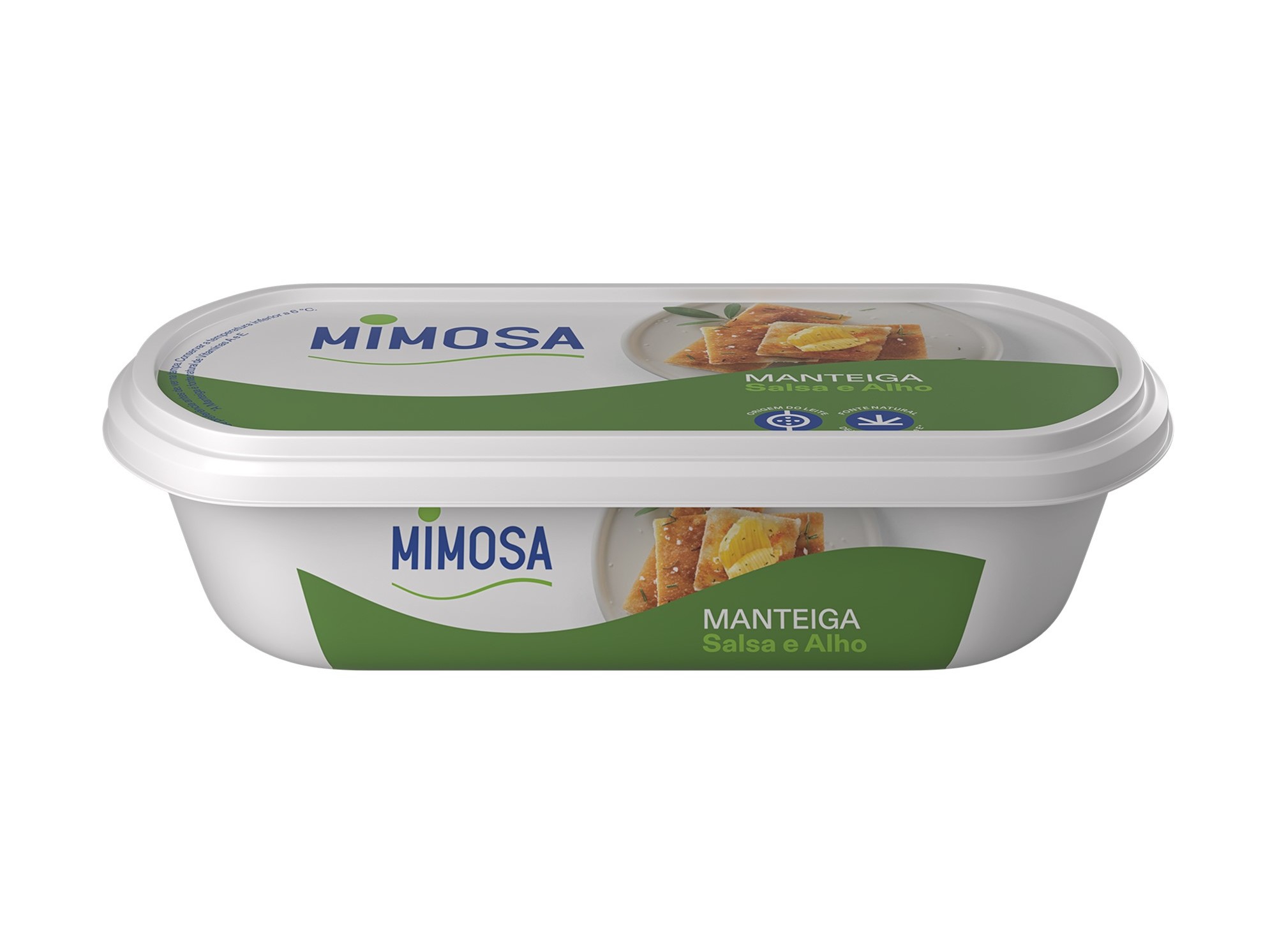 MANTEIGA MIMOSA SALSA E ALHO 125 G