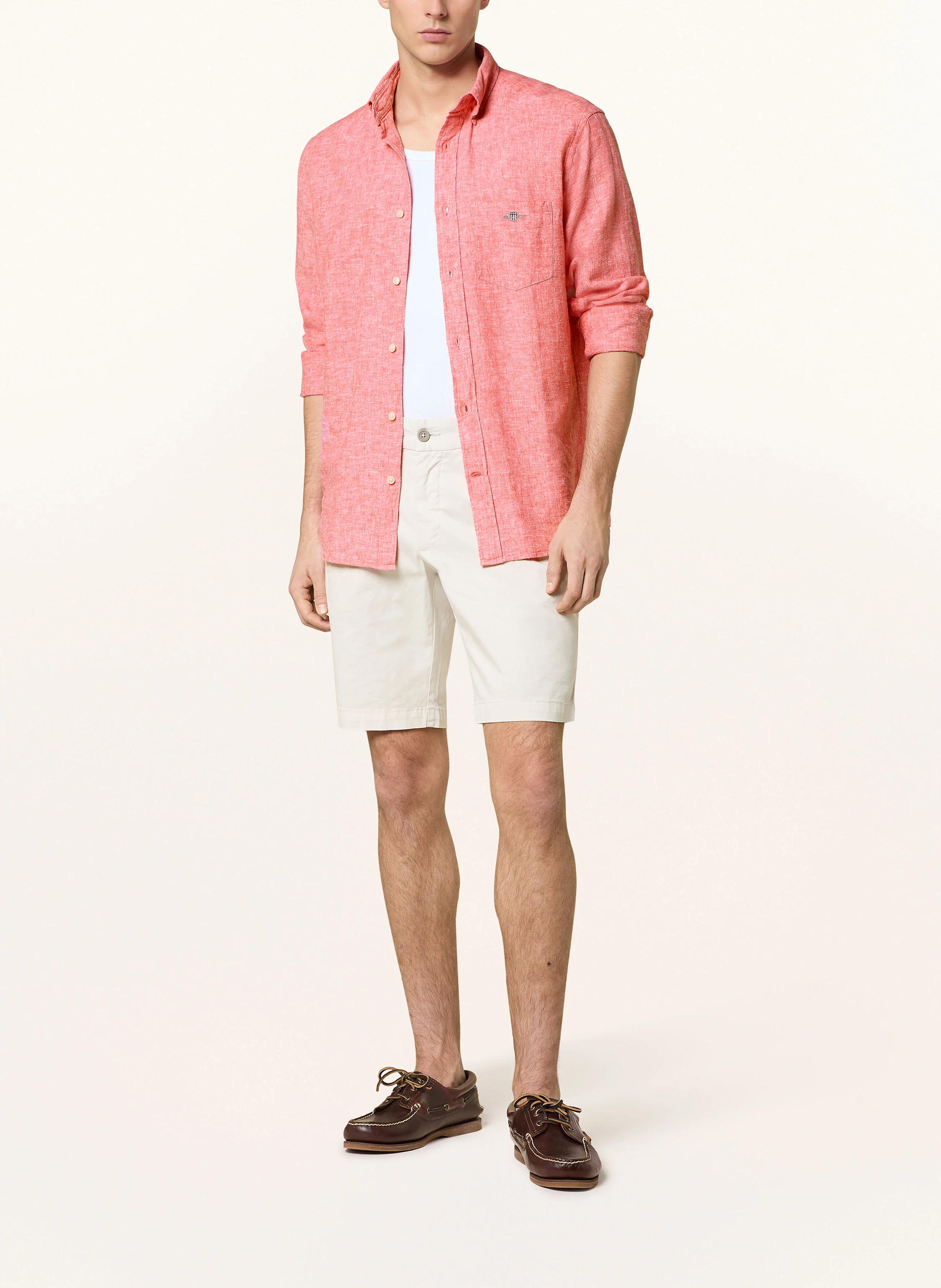 GANT Hemd Regular Fit mit Leinen