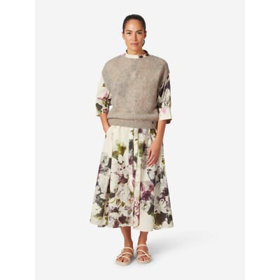 Damenkleid Midi, Multicolor