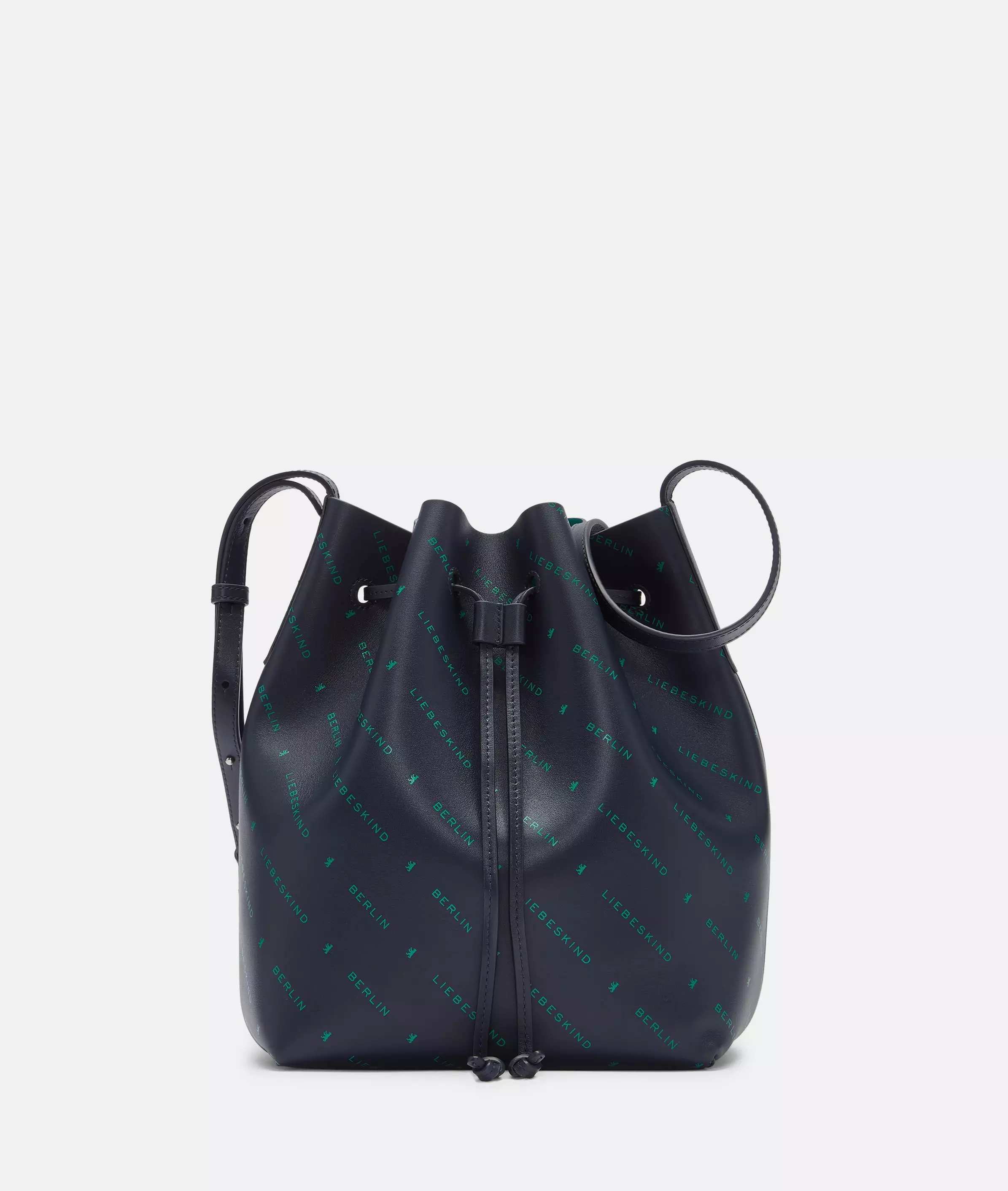 Monogram Bucketbag M Spacious nappa leather bag with Liebeskind Berlin lettering