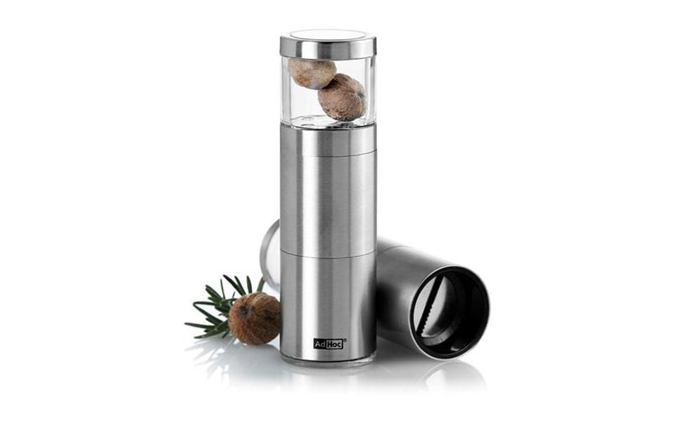 Muskatmühle Muskatino 12.5 cm, SilberGewürzmühle (Silber) für