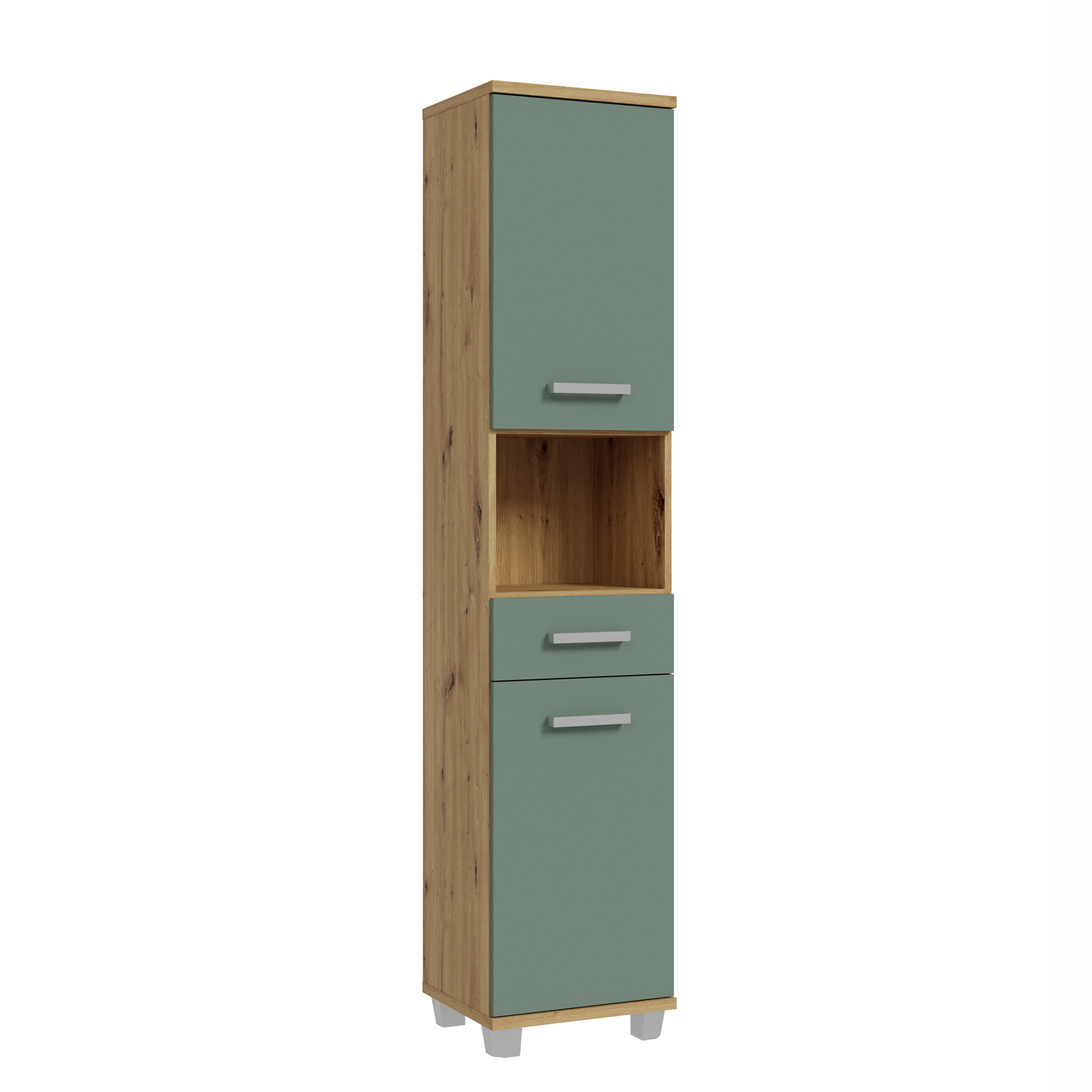 Hochschrank - Artisan Eiche-salbei - 40 cm