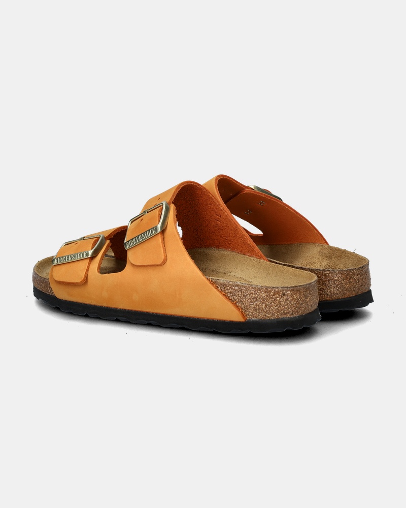 Birkenstock Arizona Nubuck Sandalen  - oranje