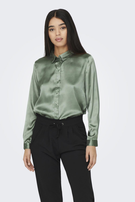 Jacqueline de Yong groene dames blouse
