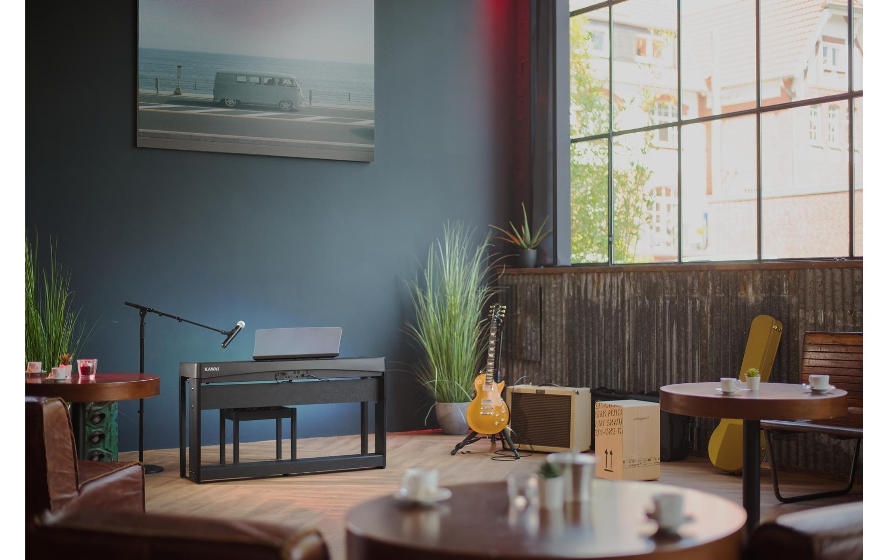 E-Piano ES-920 – Schwarz<br>Digitalpiano mit Flügelanschlag und -ton sowie Bluetooth- und USB-Anschlussmöglichkeit
