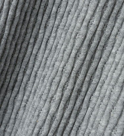 LMTD Bluse - Rib - NlfNinusa - Grey Melange m. Hulm?nster