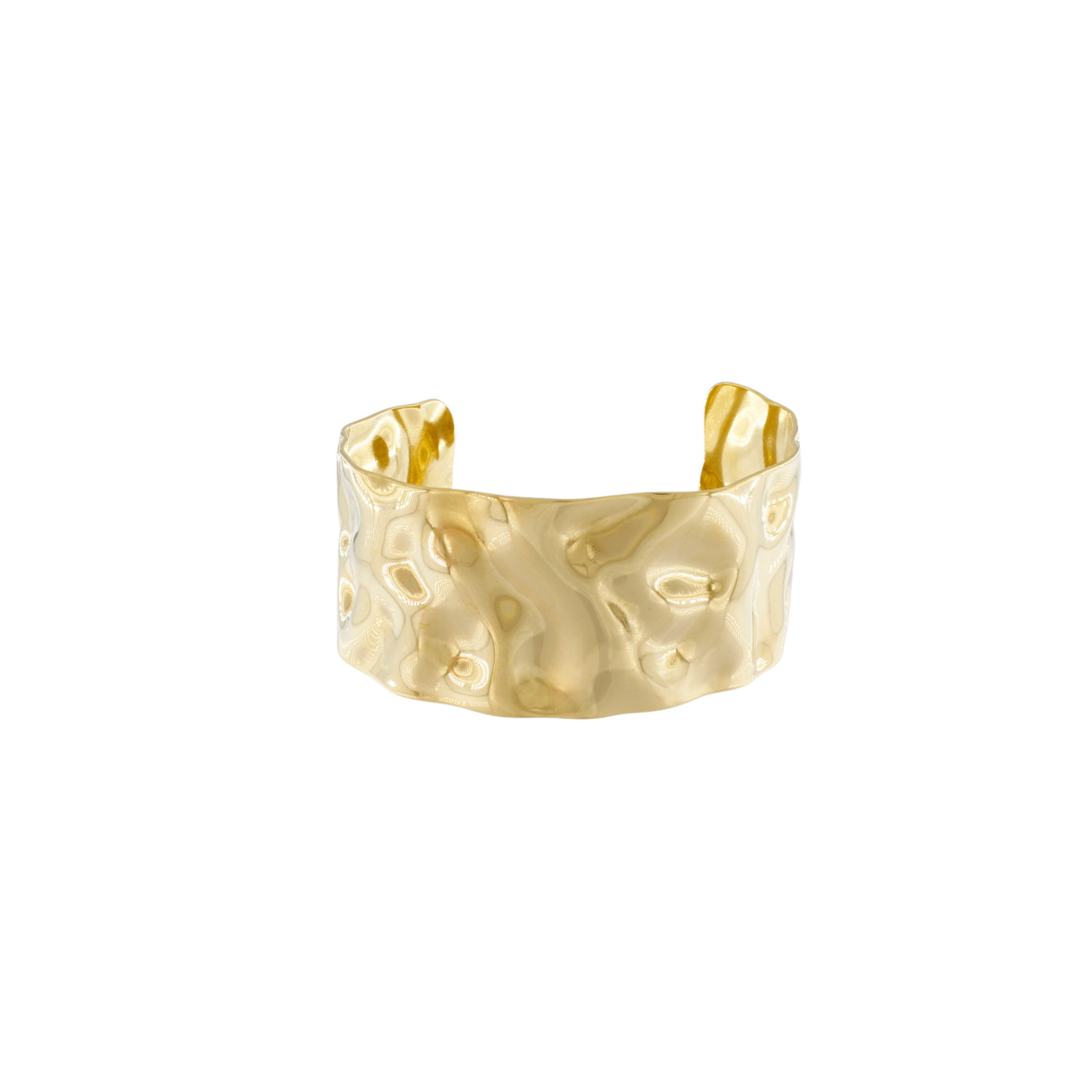 Dansk Copenhagen  Organic Statement Cuff armring, vandfast - forgyldt