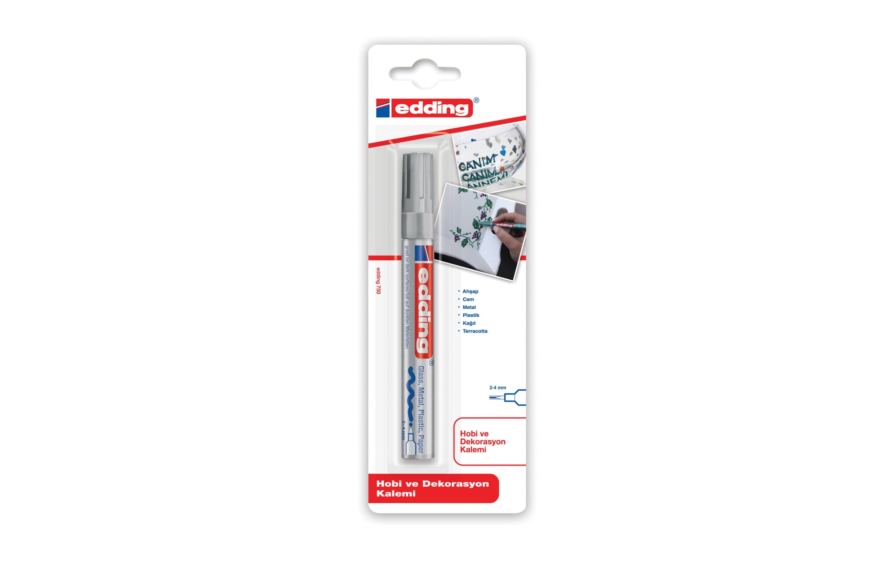 Lackmarker 750 SilberGlanzlack-Marker, silber