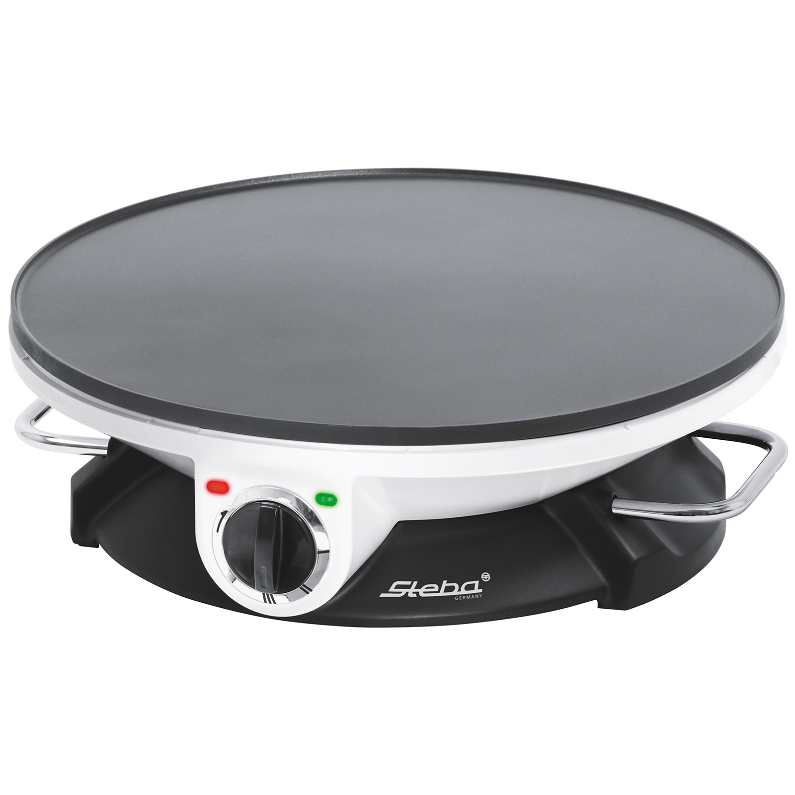 STEBA Crêpes-Maker - schwarz-weiß - inklusive Zubehör