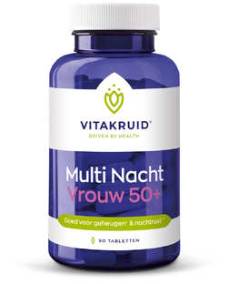 Vitakruid Multi Nacht Vrouw 50  Tabletten 90TB