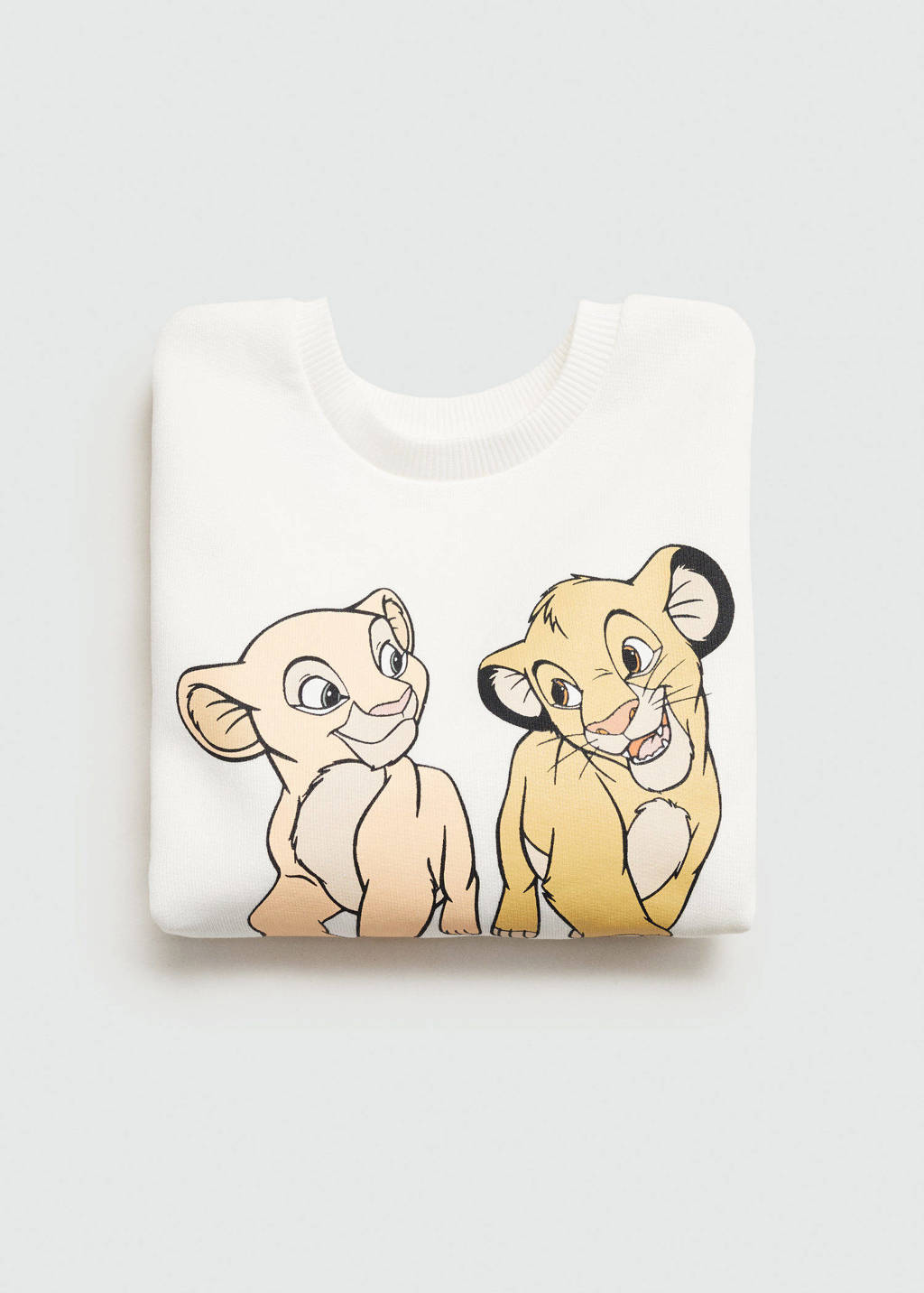 Mango Kids Disney sweater met printopdruk offwhite
