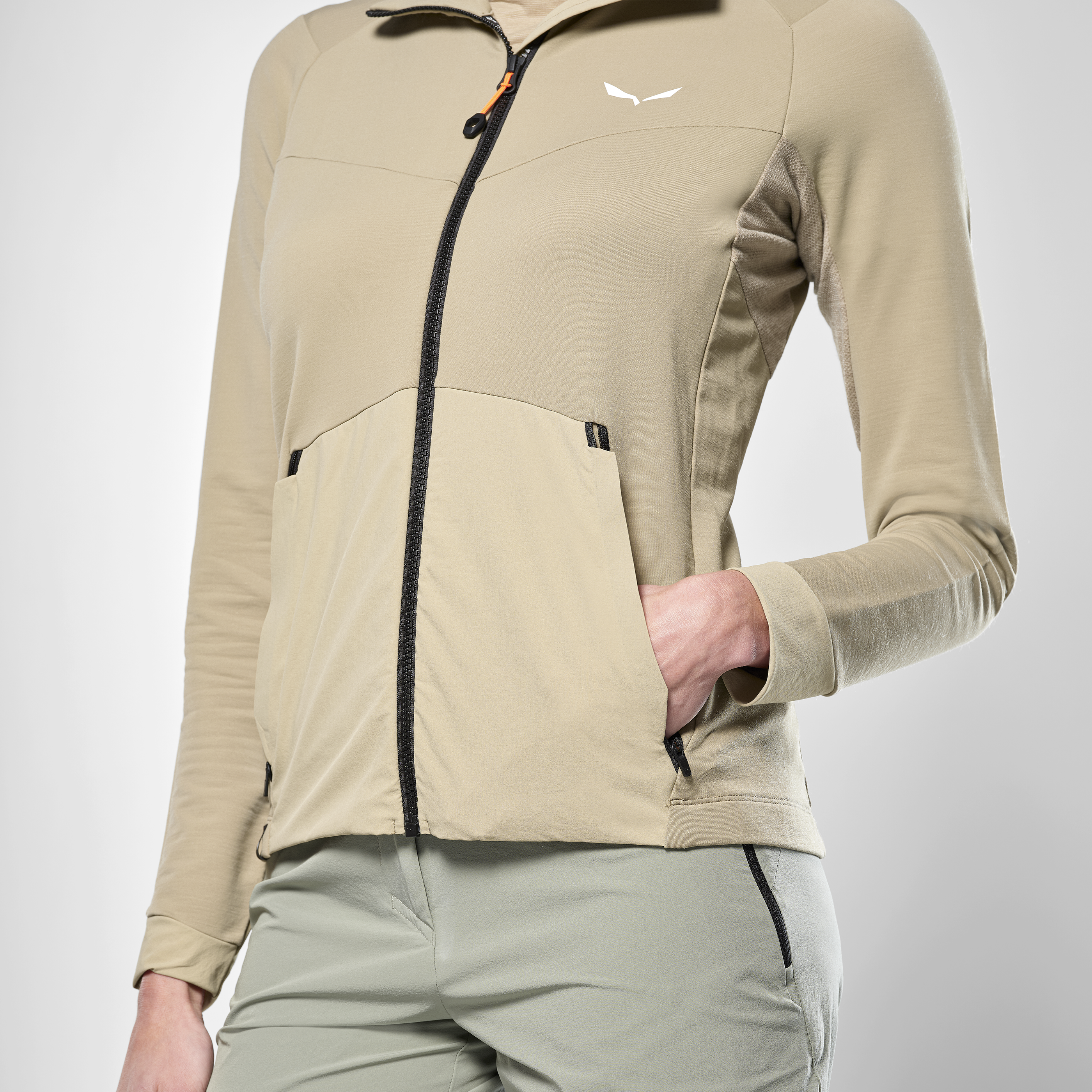 Puez Merino Durastretch Kapuzenjacke Damen