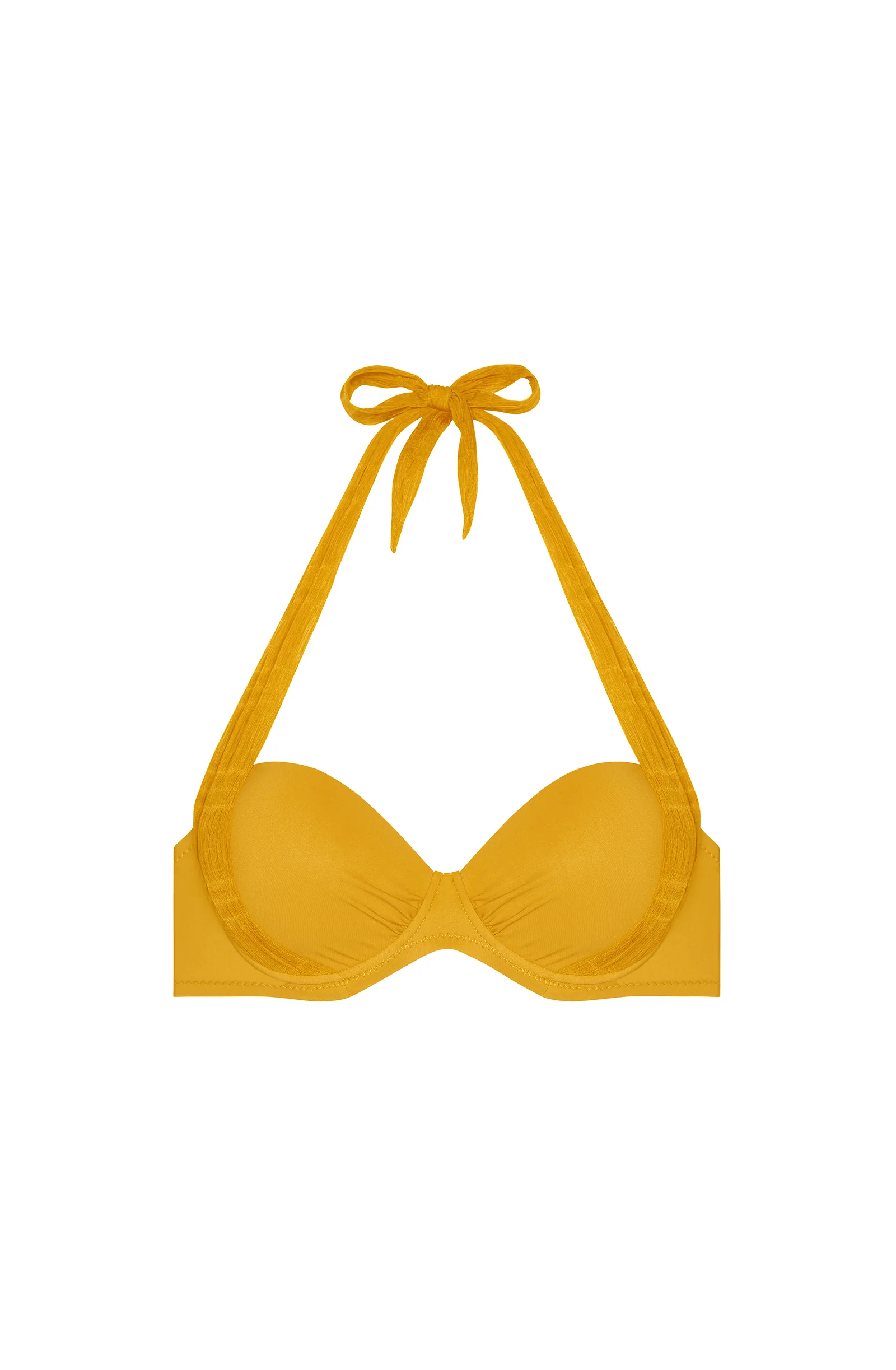 django Haut de maillot de bain bustier ocre Ocre