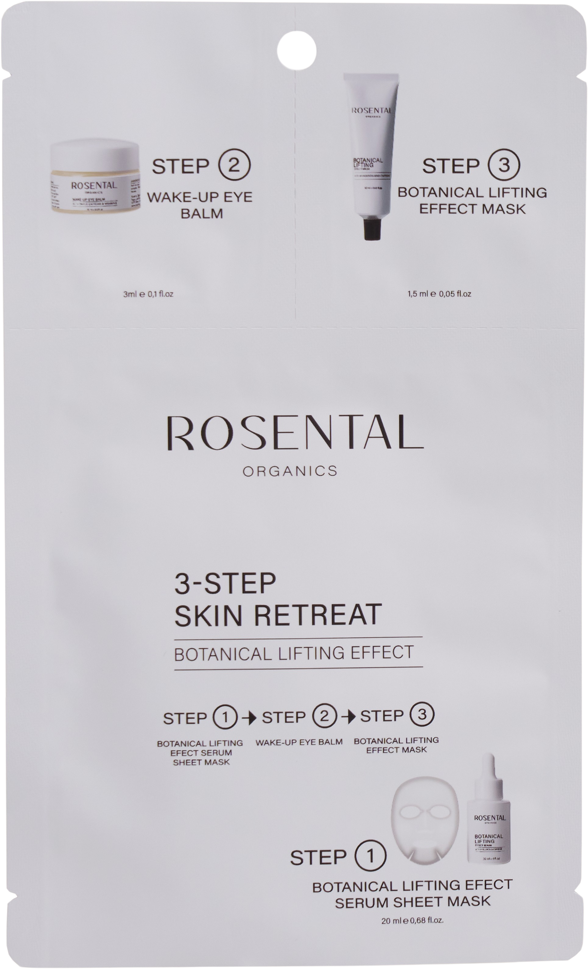 Rosental Organics  3-Step Skin Retreat, 24,50 ml