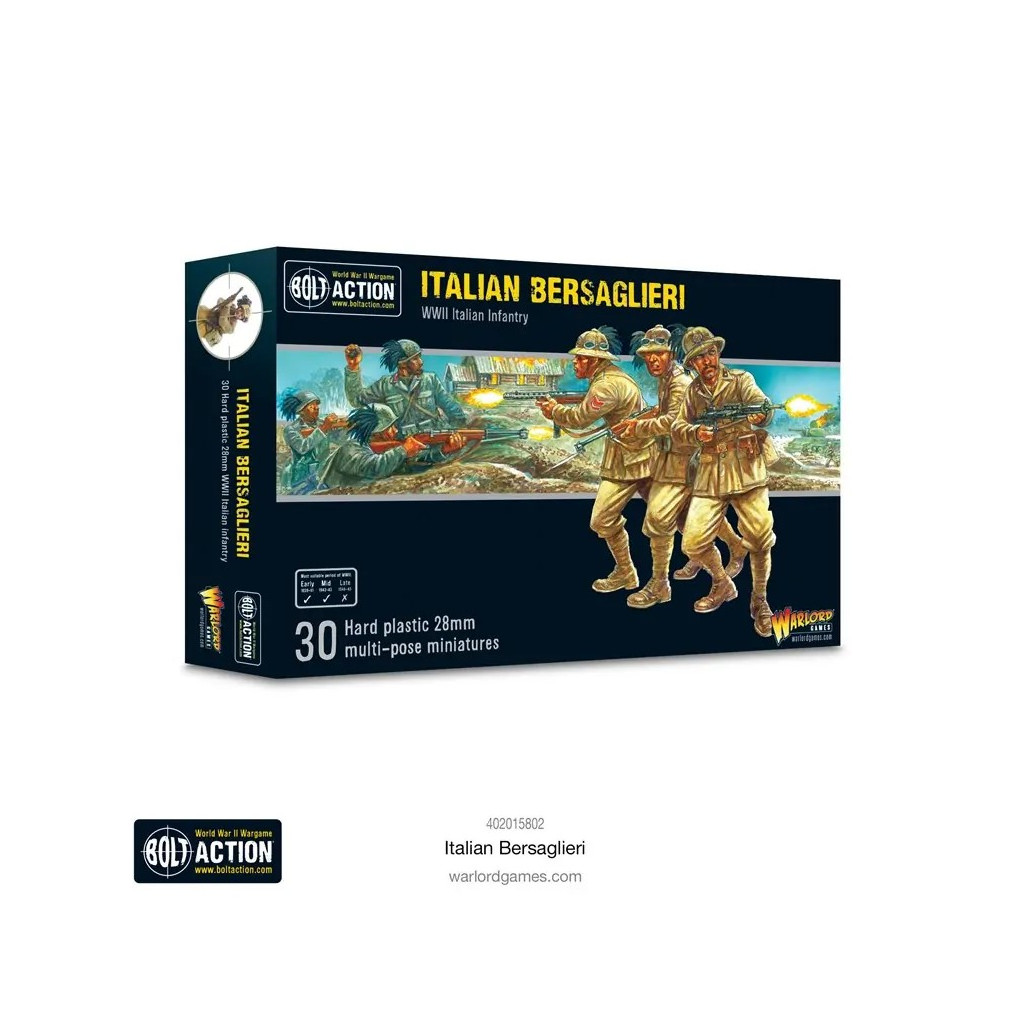Bolt Action - Italian Bersaglieri Plastic Boxed Set