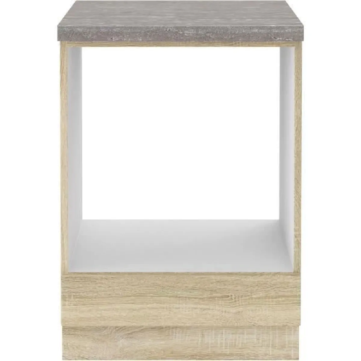 TBS Meuble Bas Four Encastrable - Chêne Sonoma