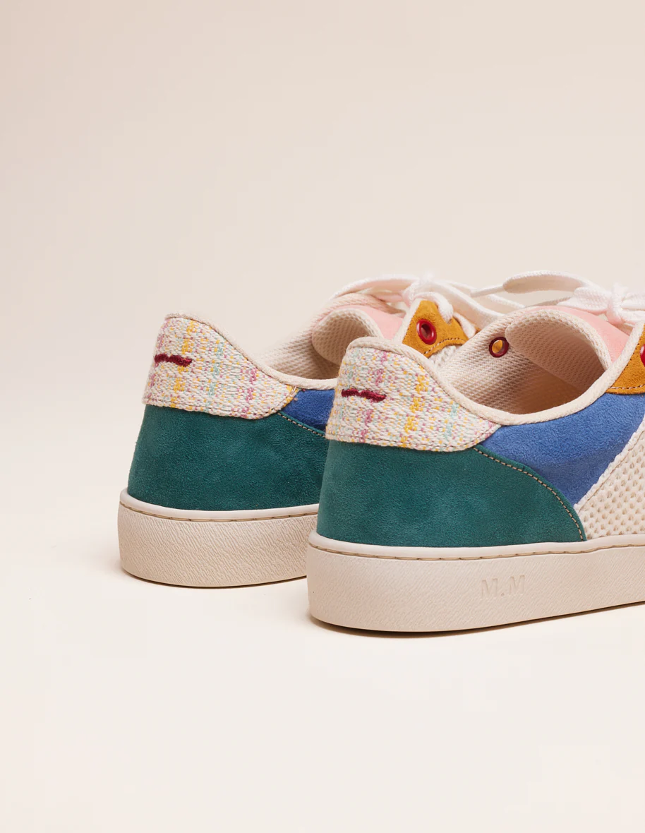Baskets basses Marie - Pêche blanc ocre