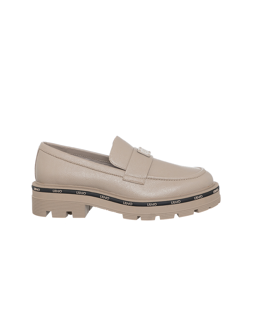 Beige Girl Moccasins