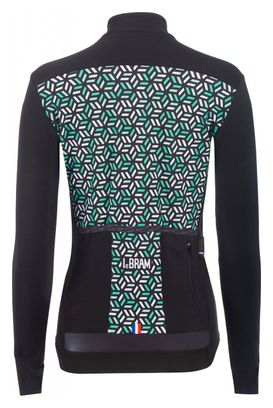 Maillot Manches Longues Femme LeBram Croix de Fer Menthe Coupe Ajustée