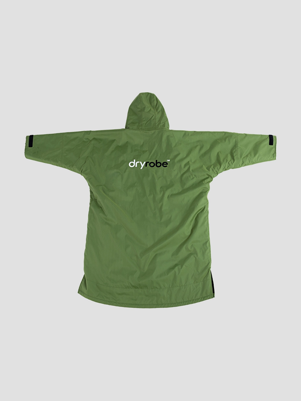 Dryrobe Advance Medium Long Sleeve Surf Poncho dark green / black