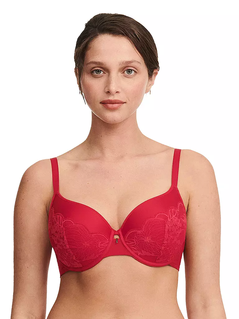 CHANTELLE Bügel BH MIDNIGHT FLOWERS scarlet rot