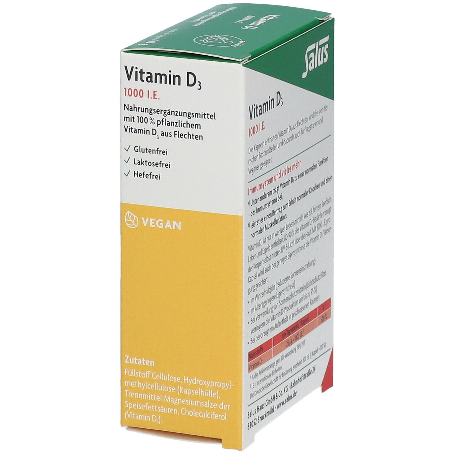 Salus® Vitamin D3 1000 Vital-Kapseln