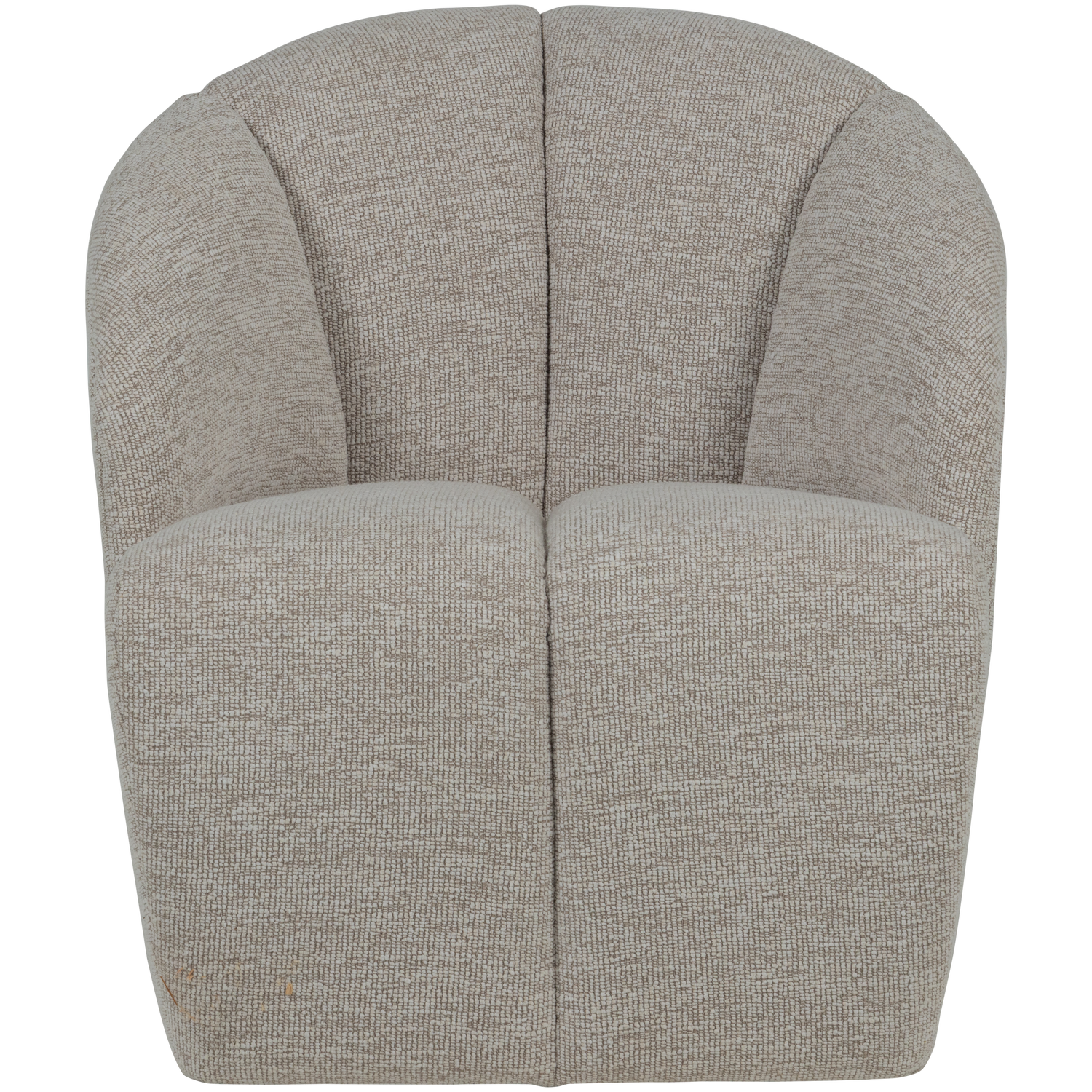 WOOOD Mojo Draaifauteuil - Bouclé - Ecru Melange - 75x68x77