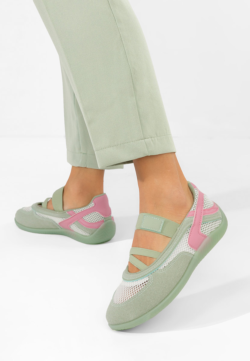 Ballerines sportives vert Denilia