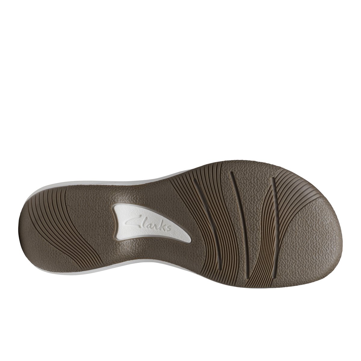 CLARKS-Breeze_piper-Sandales à glissière - Talon plat - Blanc