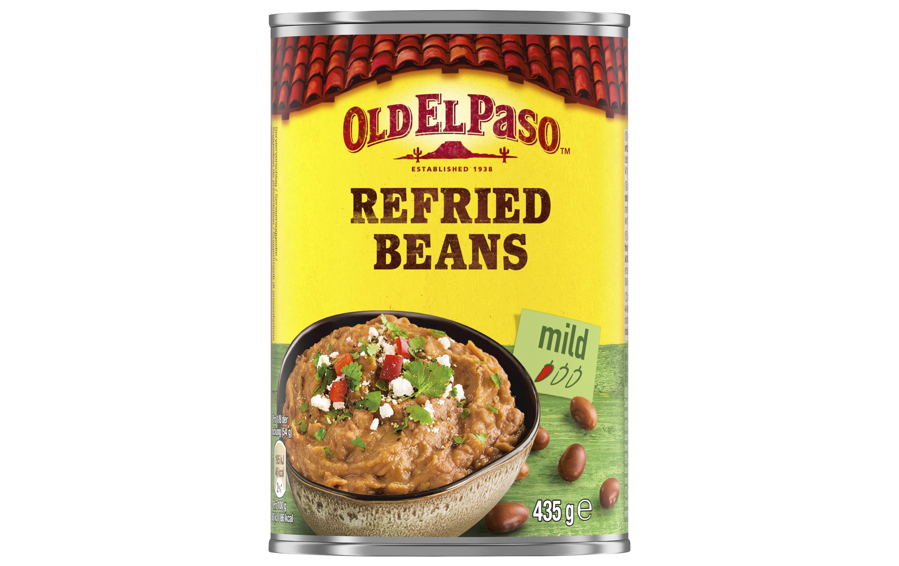 Refried Beans 435 gEingekochte Pintobohnen