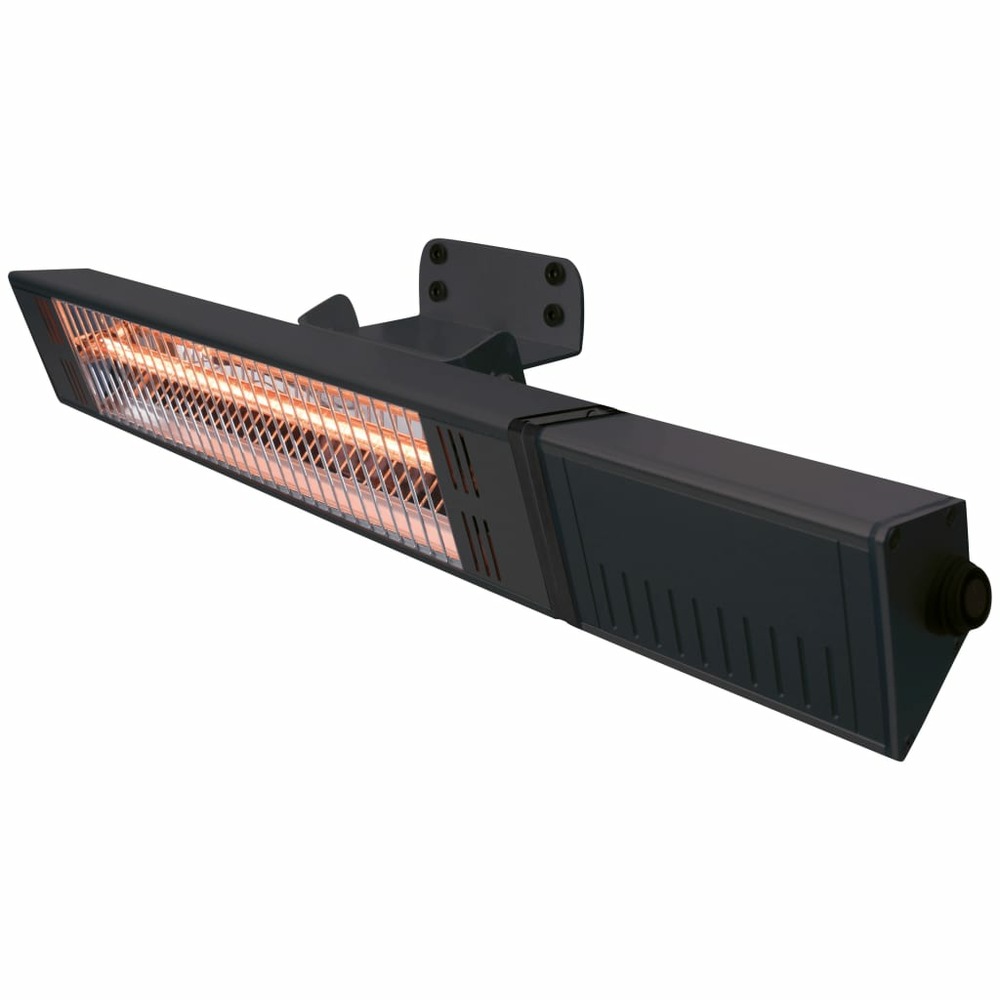 Chauffage mural fortuna 1500 w or rose noir