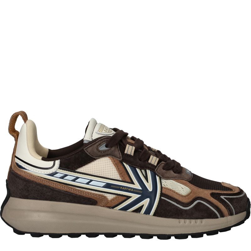 Kaotiko Vancouver Tech Sneakers Bruin Heren