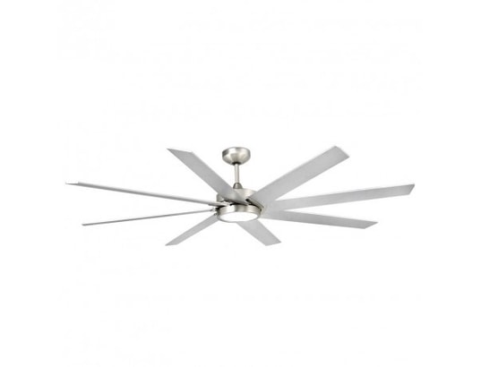 FARO - Ventilateur plafond Ventilateur de salon Century D165 cm - Nickel