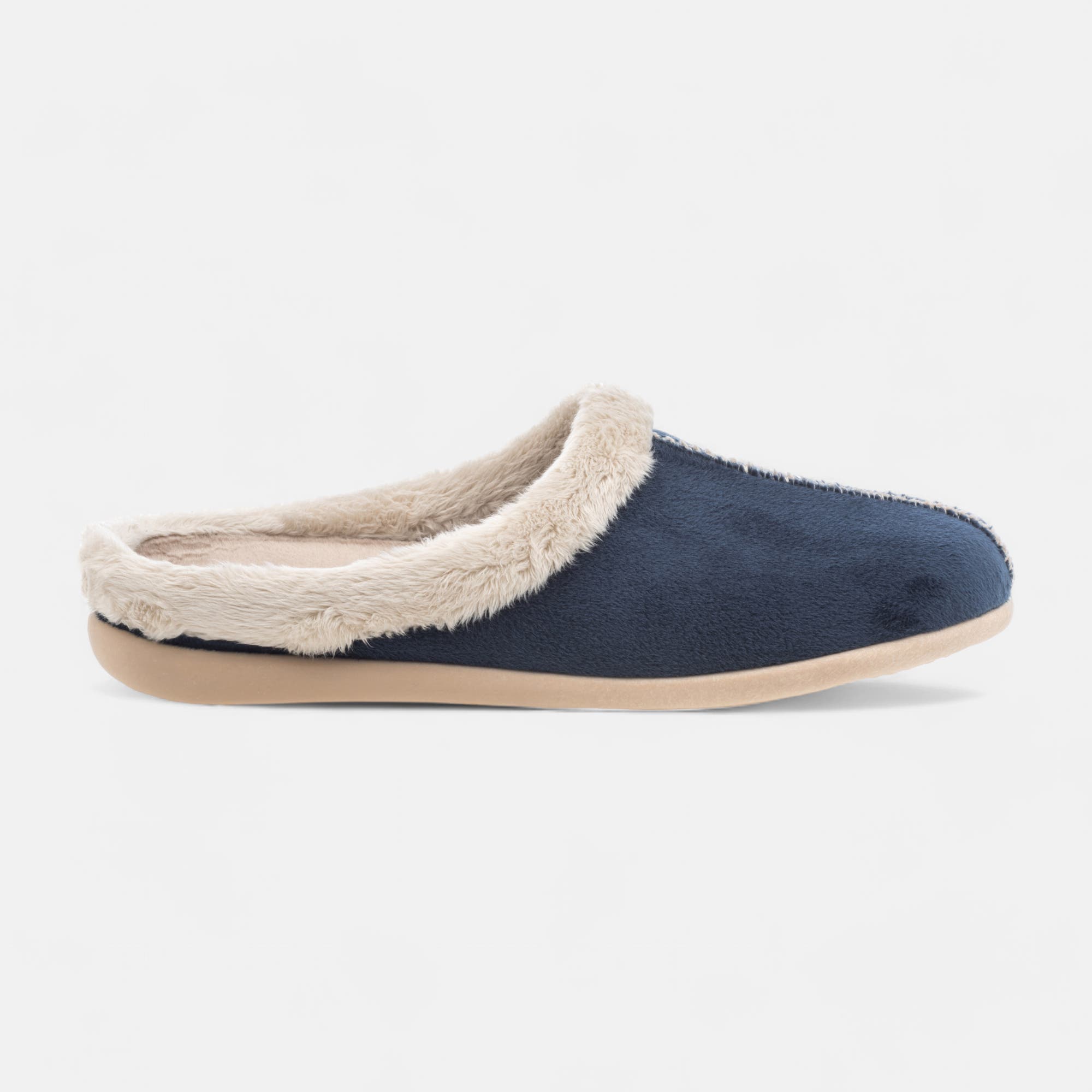 Pantoufles mules Femme bleu marine