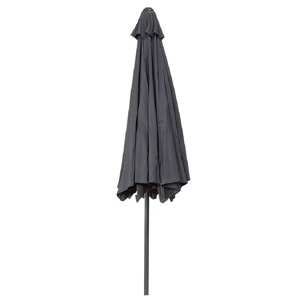 Parasol centré rond CUBA gris