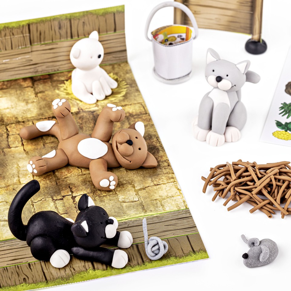 FIMO - Kids Form & Play Sæt - Kat