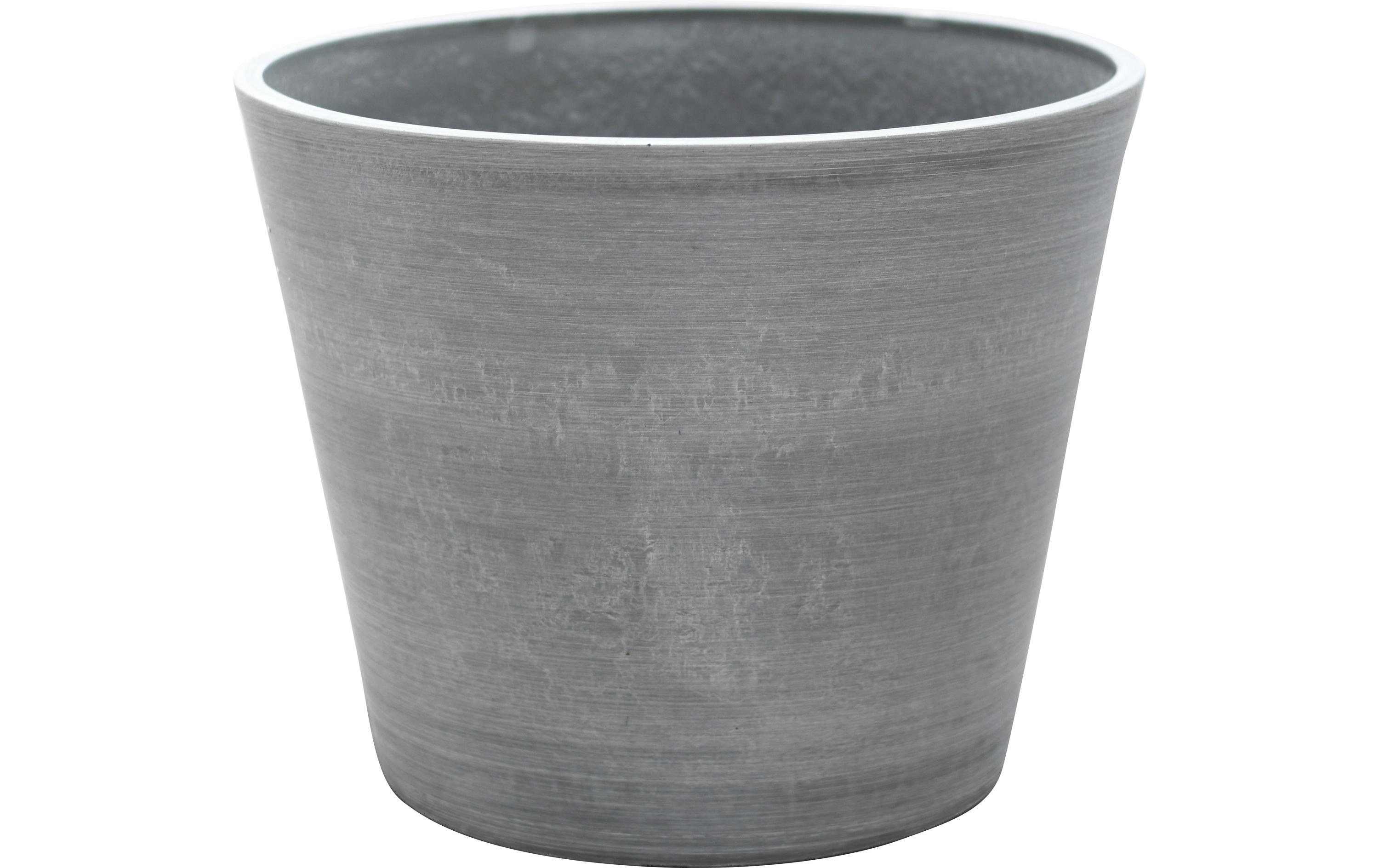 Blumentopf Woodstone Ø 50 cm x 40.5 cm Grau gebürstetPflanzentopf